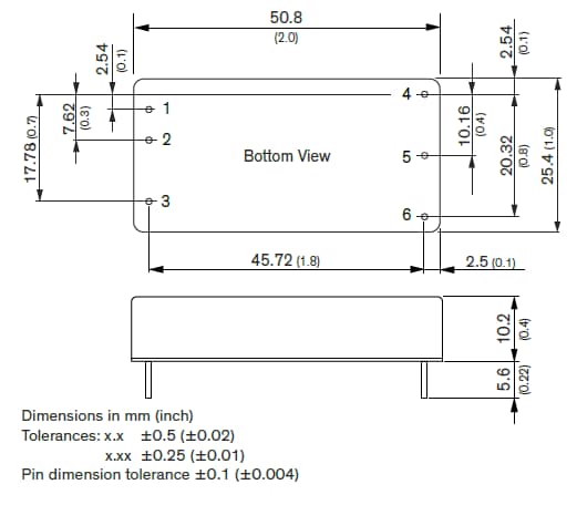 TRACO Power TEN 40E和TEN 40WIE 40W DC/DC转换器